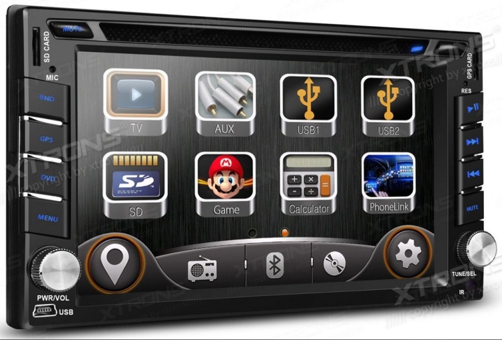 Xtrons TD619G DVD Auto 2 DIN cu Navigatie,accept și schimb jante,roți