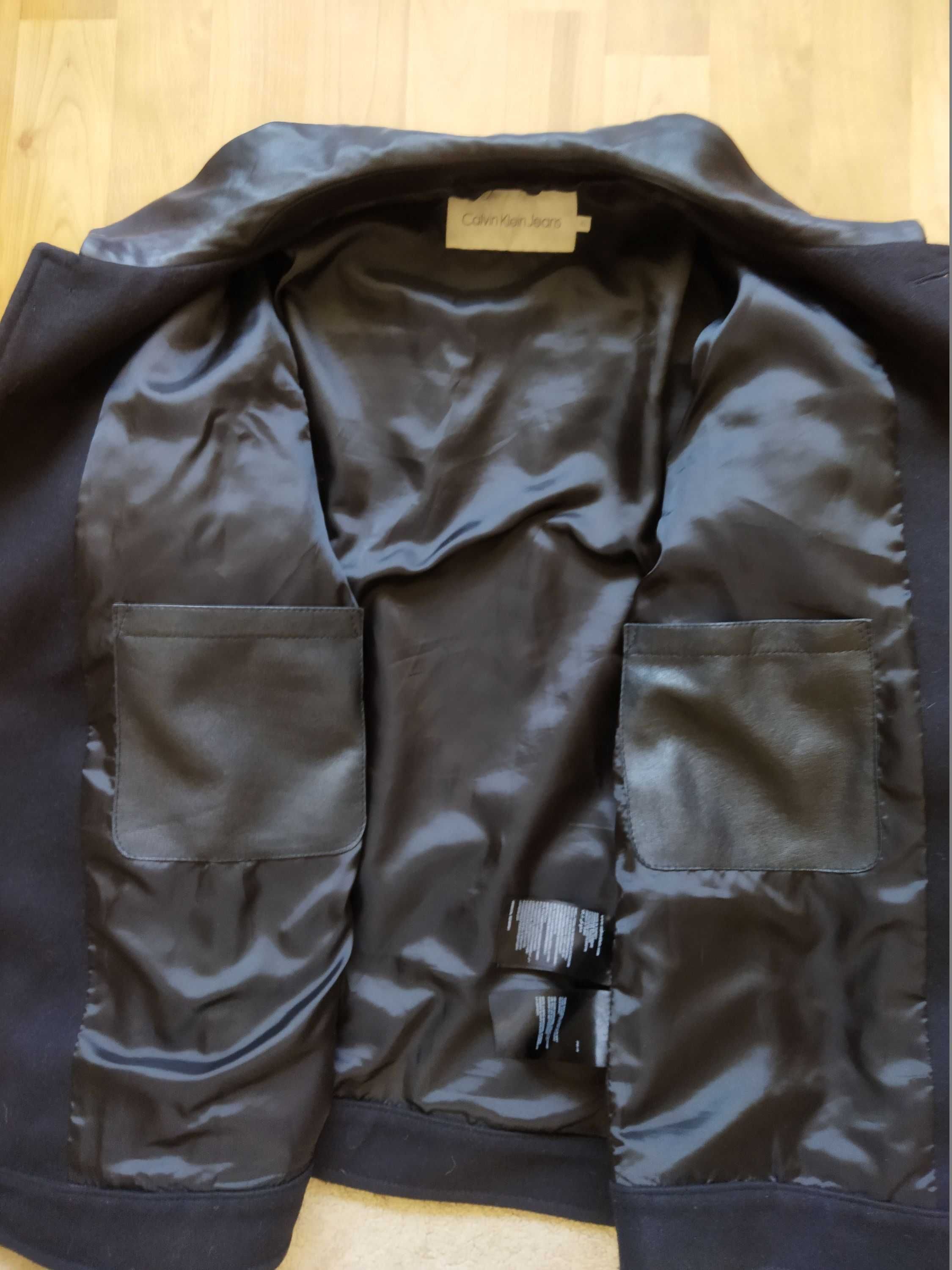 Куртка мужская Calvin Klein (США),кашемир и кожа,оригинал,новая,р-р 50