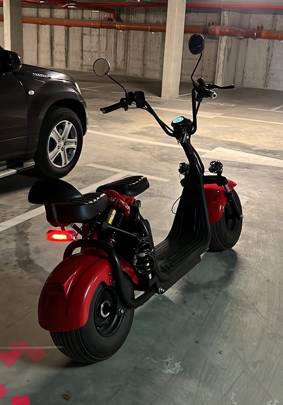 ЕЛЕКТРИЧЕСКИ СКУТЕР BIG CITY HARLEY-пробег70/80км,Bluetooth,65km/h