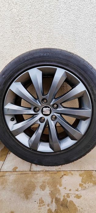 Jante 17" originale Seat + anvelope 255/50 R17 Continental