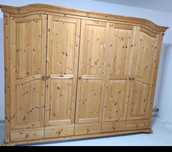 Dulap dormitor lemn masiv rustic