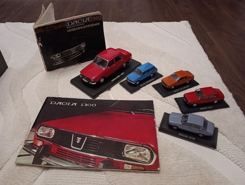 Revista promo Dacia 1300-1301 anii 70 plus machete Dacia