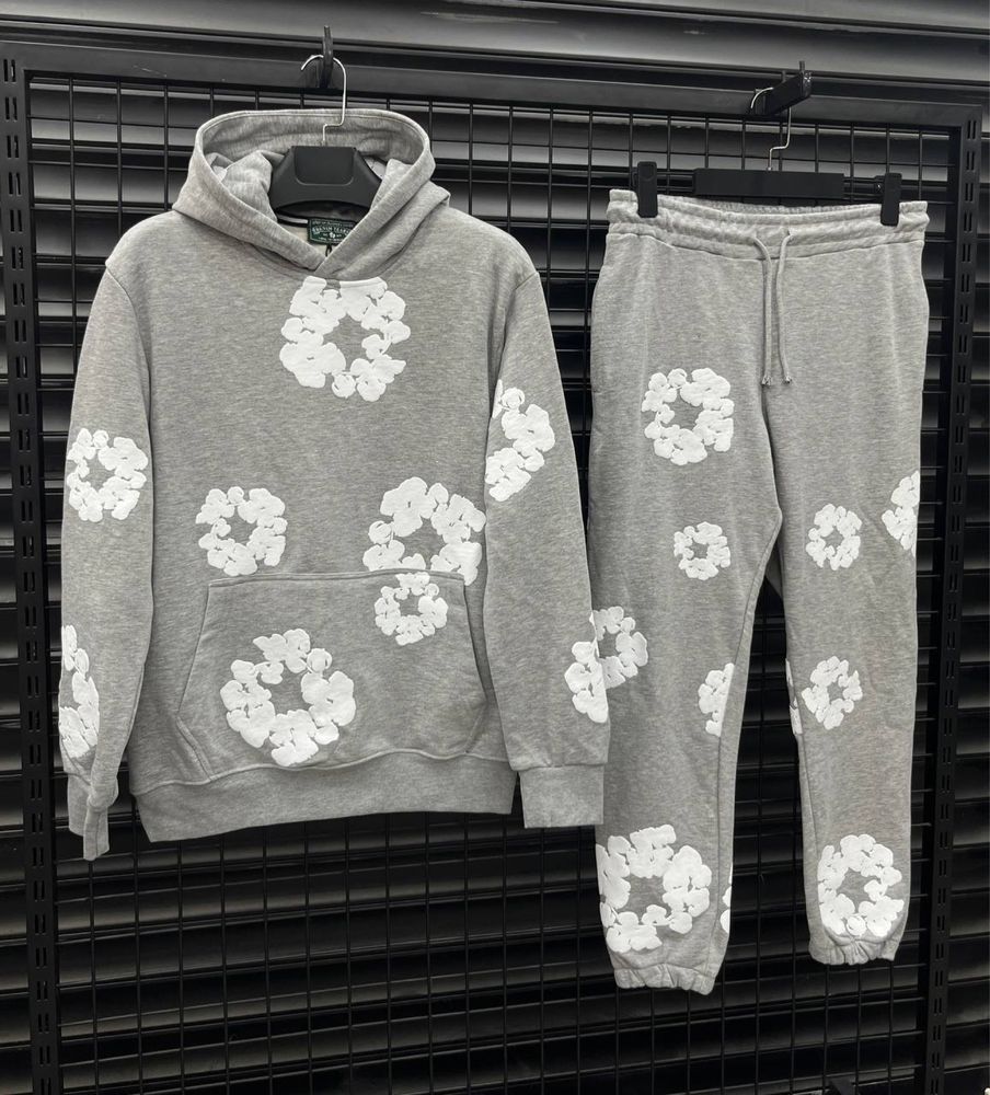 Denim Tears Long Sleeve Tracksuit Мъжки анцуг екип анцузи комплект