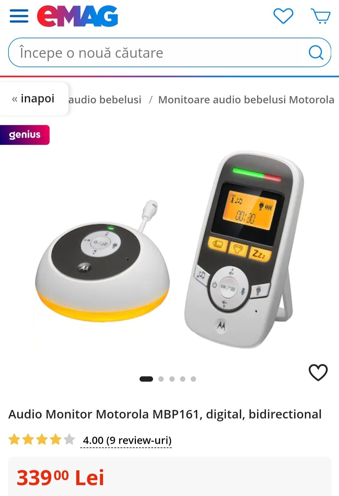 Audio Monitor Bebe