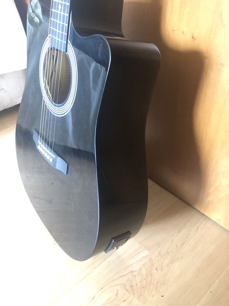 Електро акустична китара Fender Squier Black