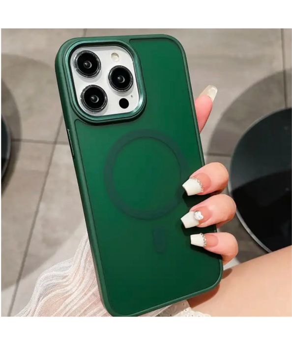 Iphone 14/15/16 PRO MAX PLUS - Husa Hybrid Mgsafe Spate Mat 0.5MM