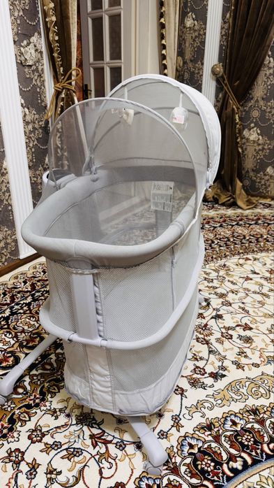 Люлька электронная + манеж, не использованная