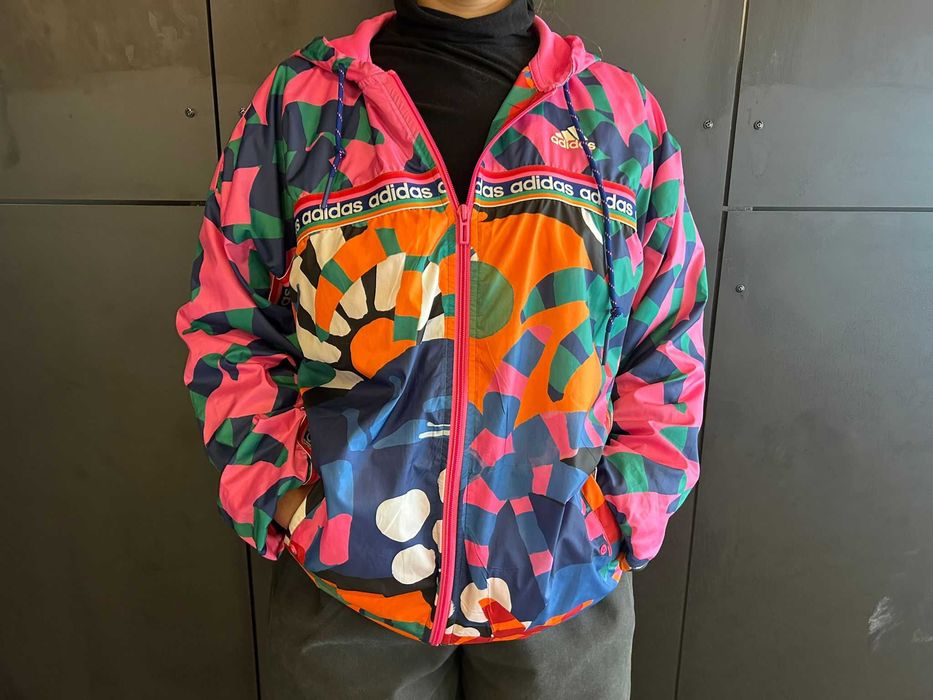Bluză de trening / jachetă Adidas retro, mărimea M/L