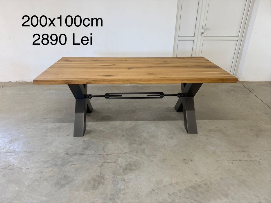 Masa din lemn masiv de stejar 70%reducere!