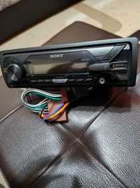 Radio MP3 Player auto Sony DSXA210UI, 4 x 55 W, USB, AUX, Rosu