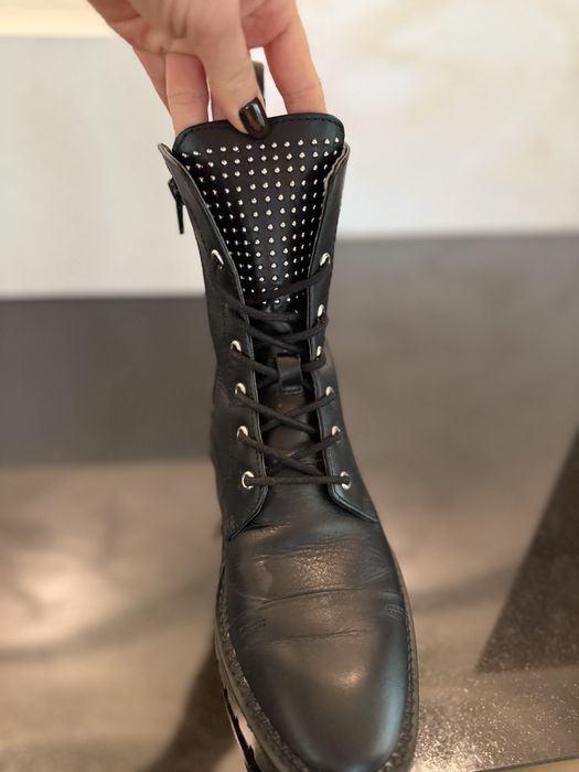 Zara  боти ест.кожа 39лв