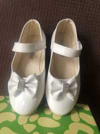 Pantofi lac alb - fete