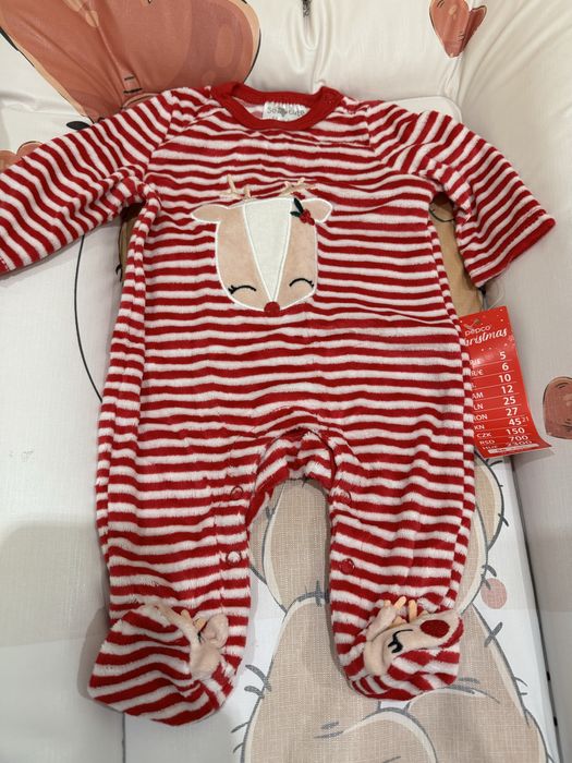 Коледни дрехи бебешко боди