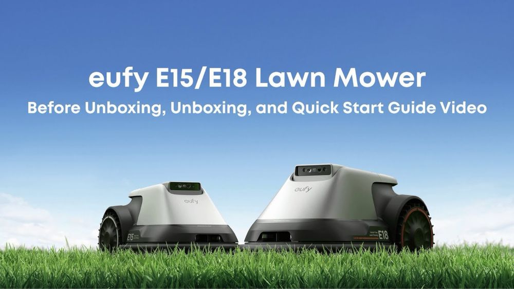 Robot Gazon Eufy E18/E15 (1200/800mp) Sigilat