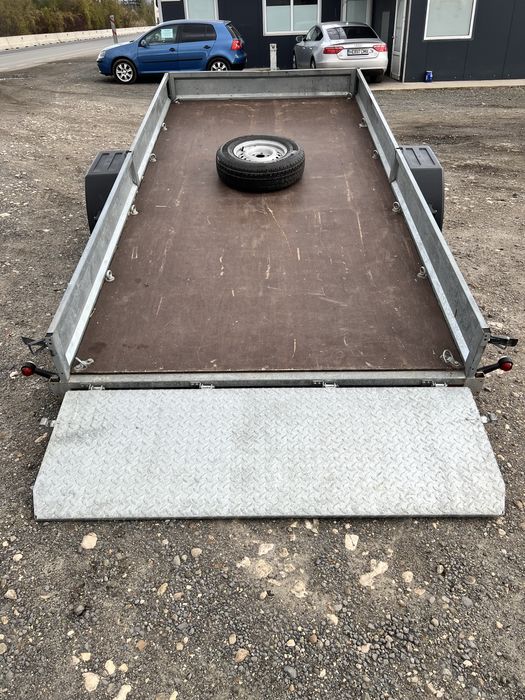 Remorca auto basculabila 1500kg fabricata 08.2024 acte Austria