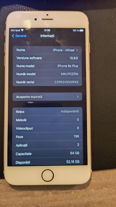 Iphone 6S plus 64gb