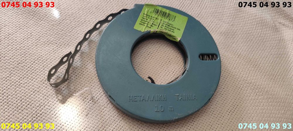 banda perforata 10m gaura 7mm grosime 0.8mm
