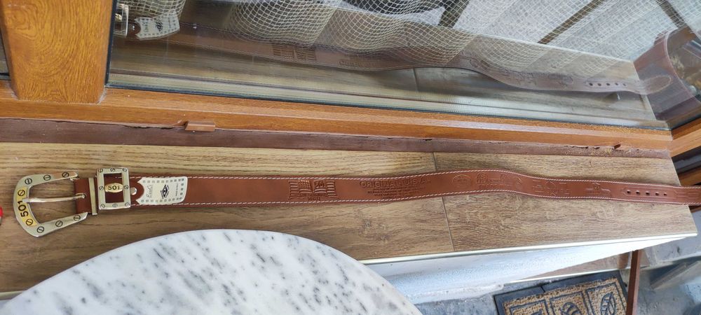 Колан телешка кожа