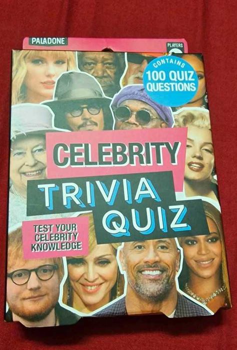 Joc de societate Celebrity Trivia Quiz