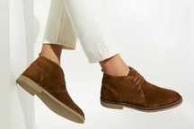 Ghete chukka suede 43 premium Carrera NOI piele naturala moale