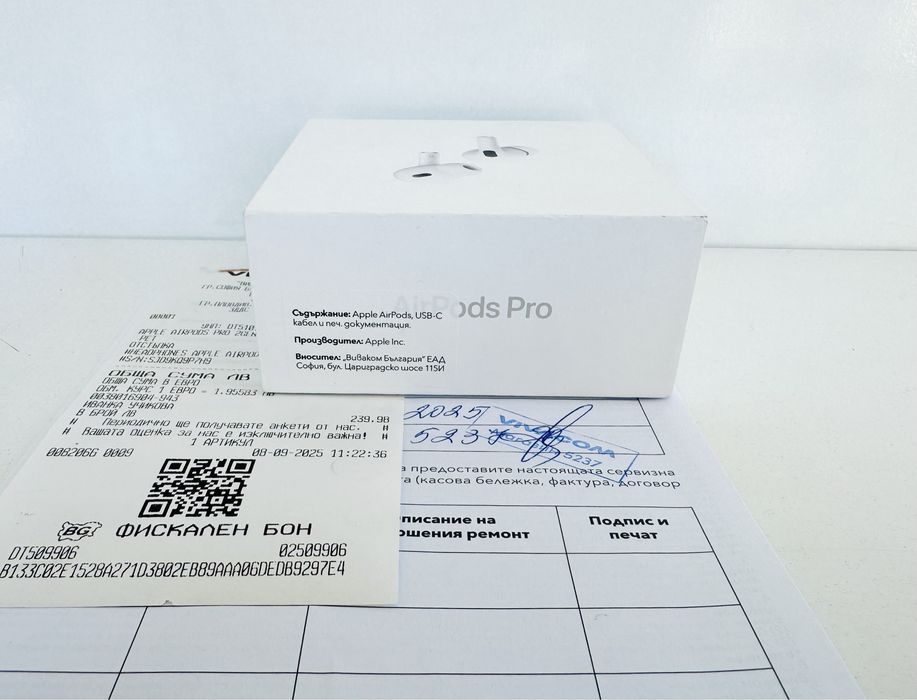 НОВИ! Apple AirPods Pro 2nd Gen 2024 MagSafe USB-C ГАРАНЦИЯ!