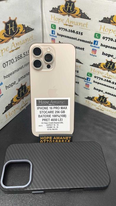 Hope Amanet P3 Iphone 16 Pro Max