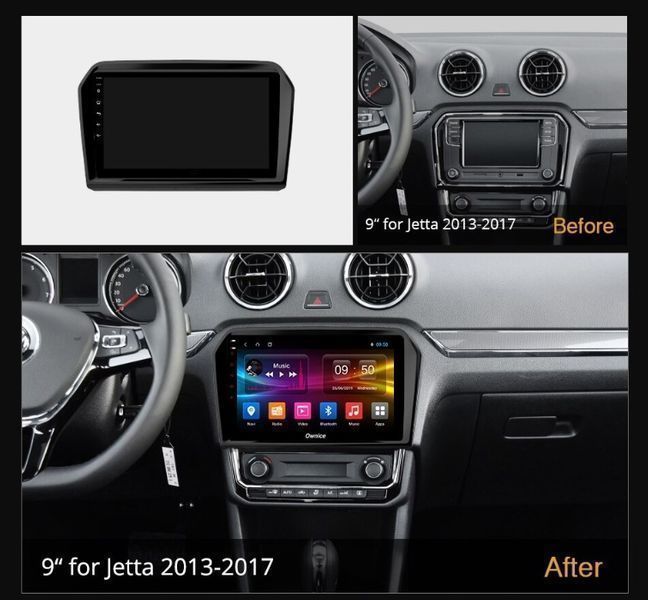 VW JETTA 2011-2019 - 9'' Навигация Андроид  Мултимедия, 9029