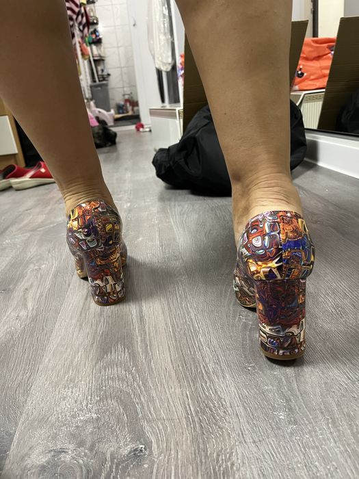 Pantofi Condur by Alexandru cu toc de dama