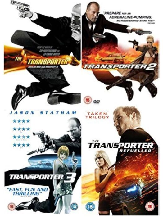 Filme Transporter 1-4 DVD Collection Originale