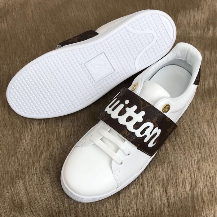 Adidasi louis Vuitton dama naturală/cutie sac certificat autenticitate