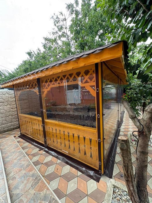 Folie terasa transparenta Cristal premium 0,8  terase si foisoare