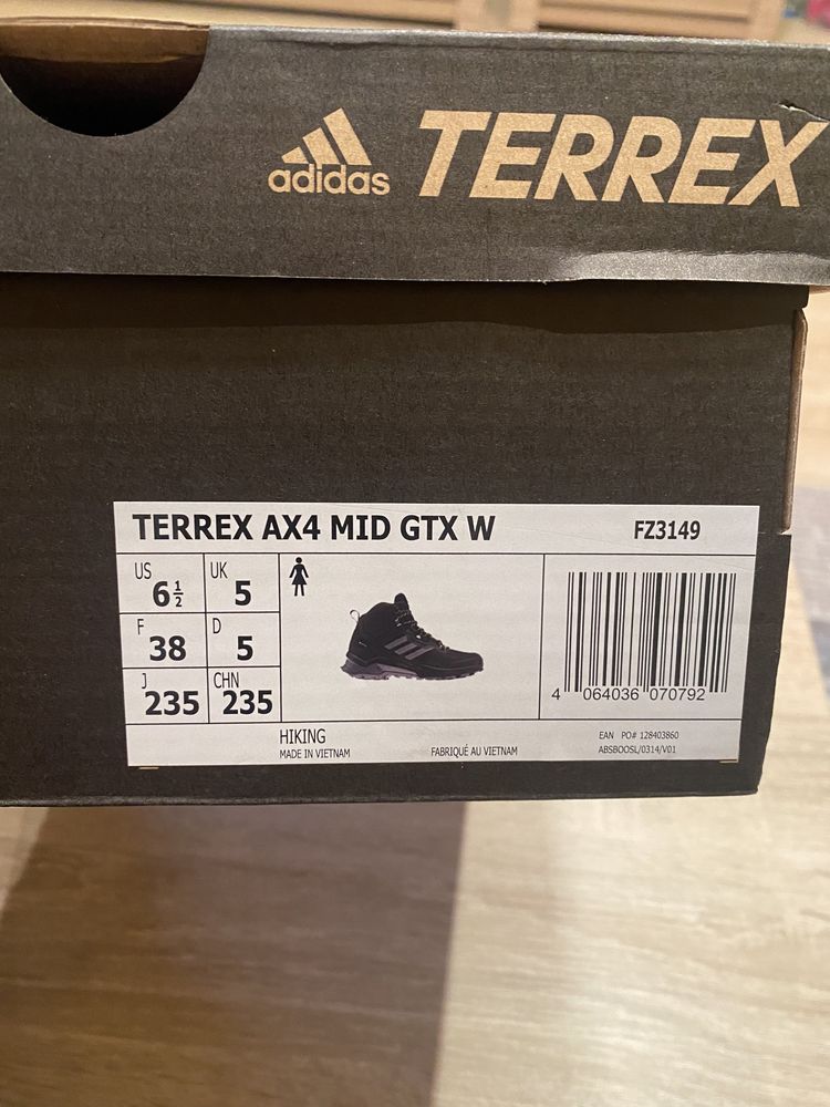 Adidas Terrex AX4 MID GTX W туристически дамски обувки