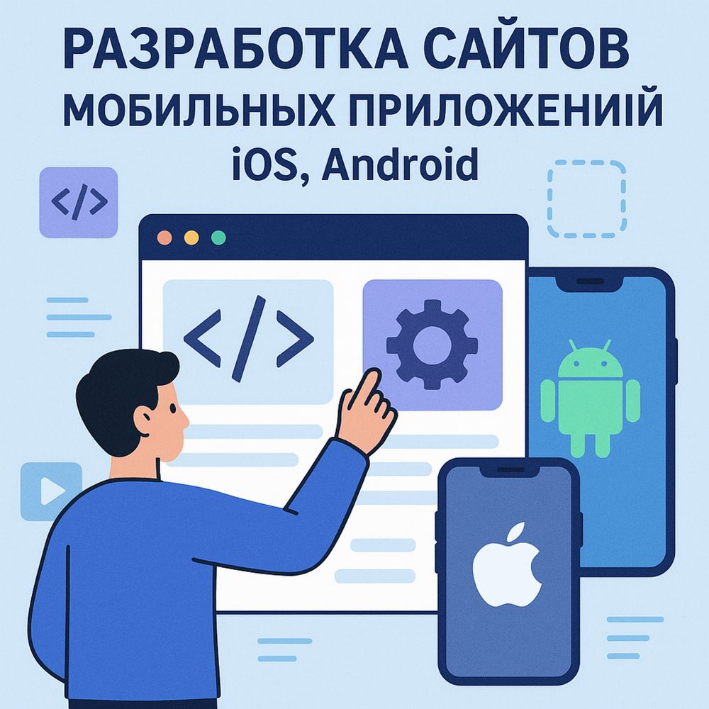 Разработка сайтов, мобильных приложений - iOS, Andoid