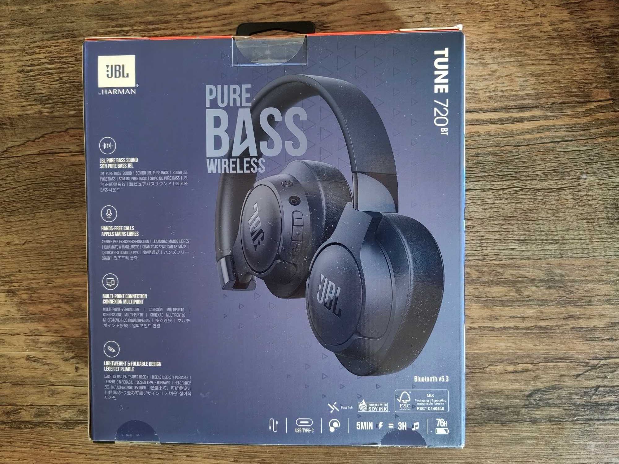 Блутут слушалки JBL Tune 720BT