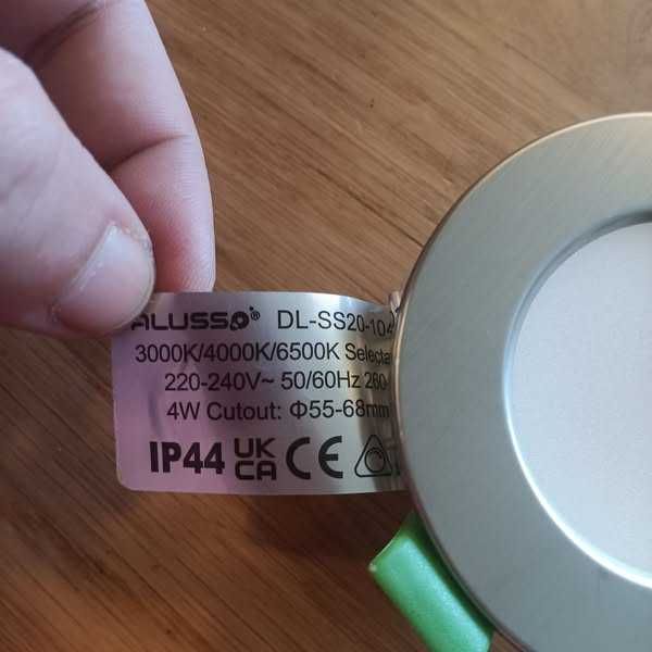 НОВО! LED лунички 4W, димируеми, регулируема светлина, 12 бр/к-кт