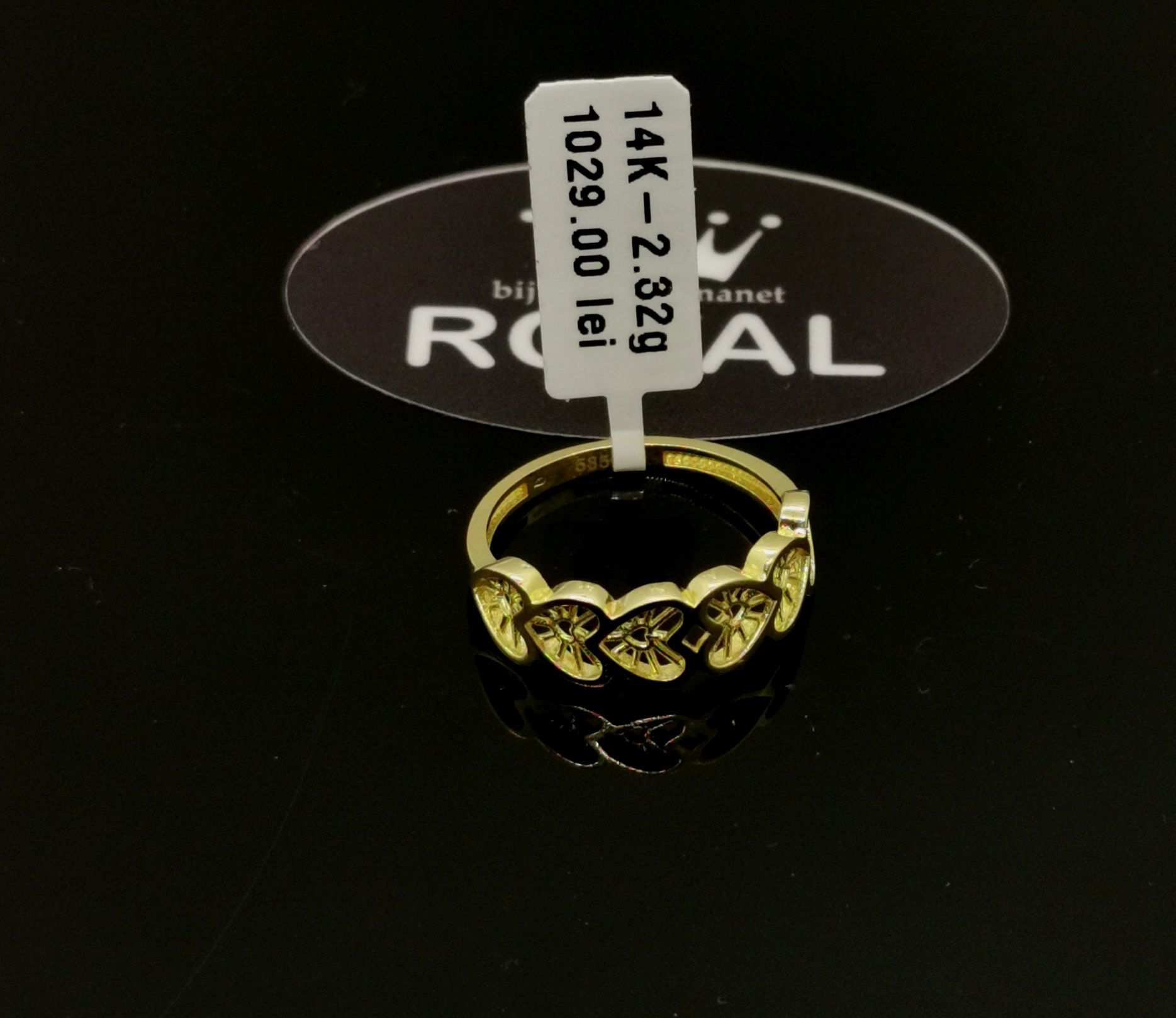 Bijuteria Royal inel din aur 14k 2.32 gr