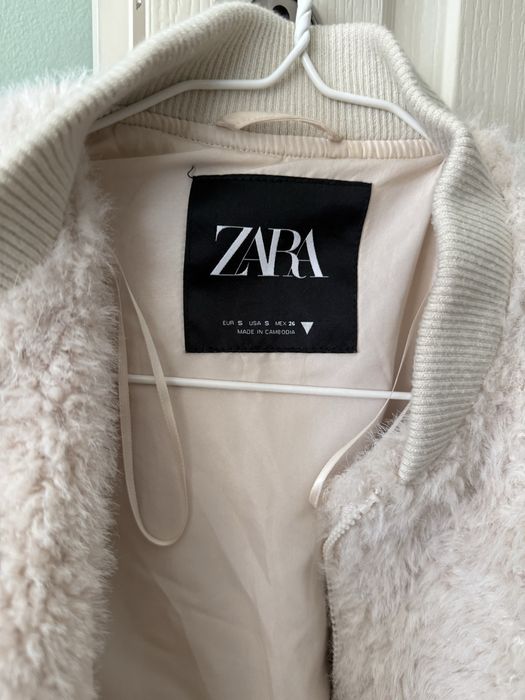 Пухено зимно яке/палто Zara