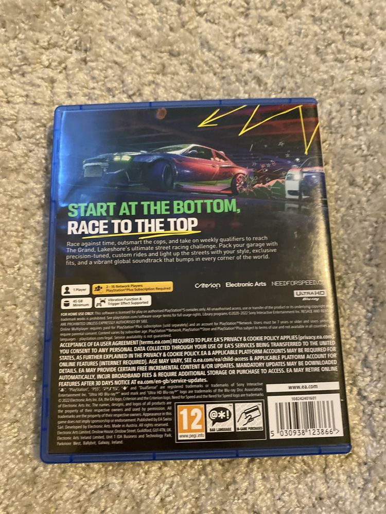 Игра за ps 5 и 4 Нид фор спиид