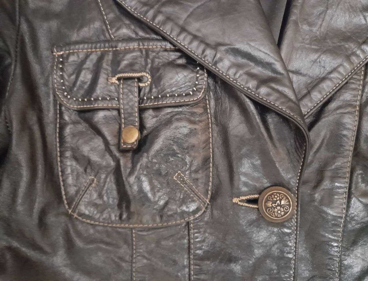 Итальянский кожаный тренч куртка PADOVA S 42 размер