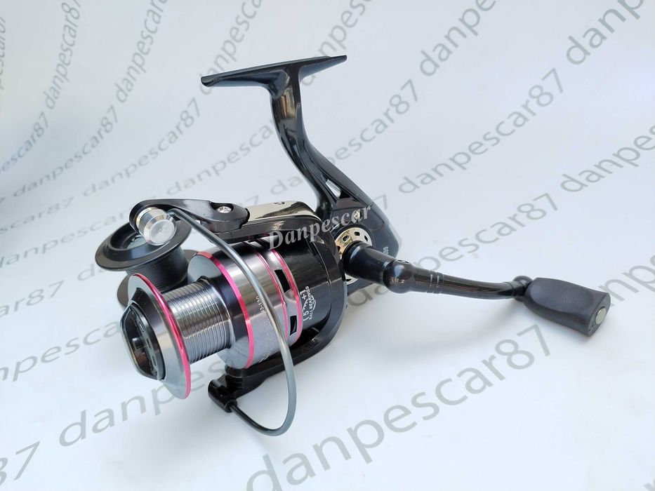 SET 4 Mulinete FL LH6000 6 rulmenti pentru crap si tambur rezerva