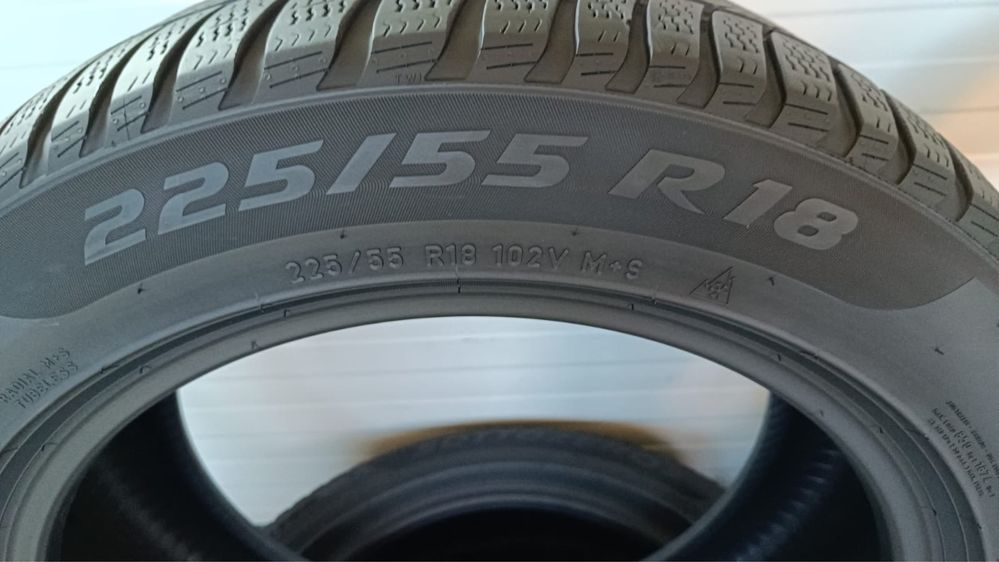 4бр зимни гуми 225/55/18/pirelli sotozero3/dot2318/4.8мм
