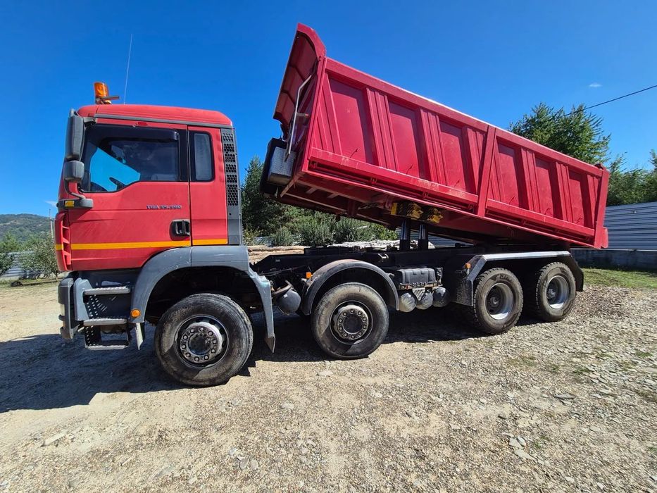 MAN TGA 35.390 Camion Basculanta 8x4 anul 2007 bena 18 mc, proprietar/inmatriculat