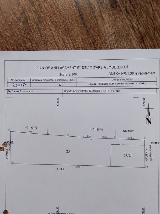 Vând teren intravilan