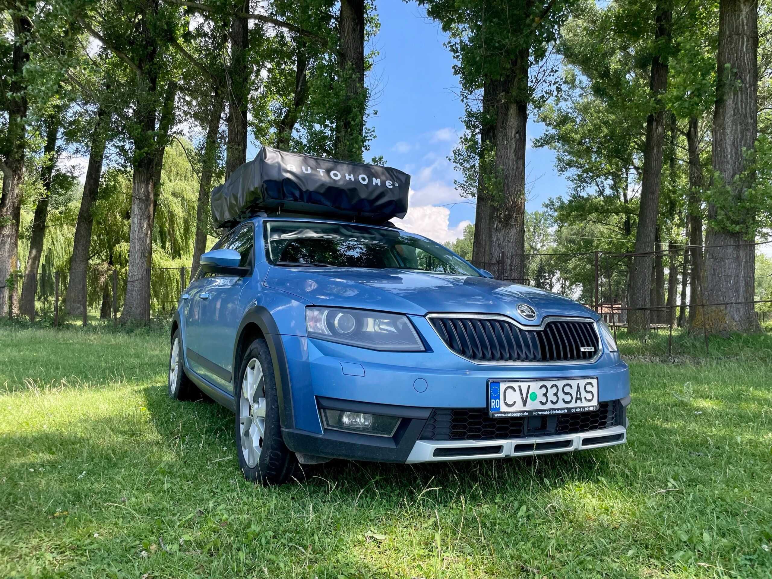Cort de acoperis auto Nomadland 2 pers, 130x220x125cm, 54 kg, Autohome