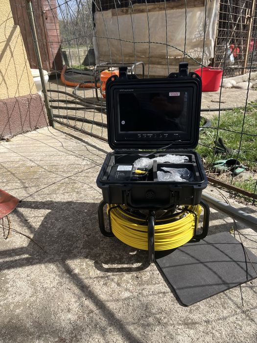 Camera video. Desfundare canalizare