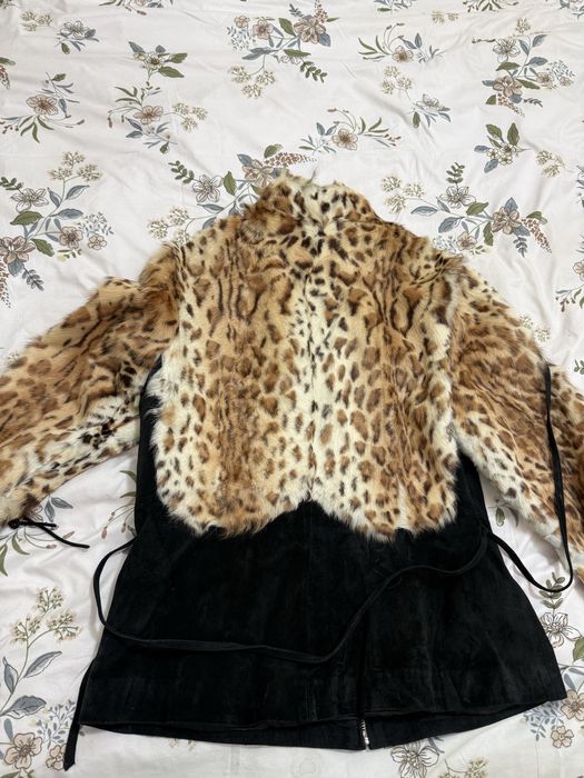 Куртка из наиуральной замши и меха