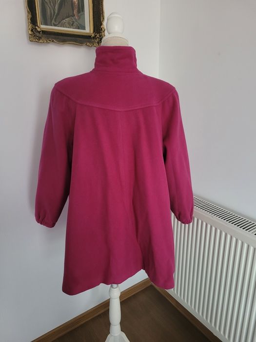 Palton de lana roz NOU