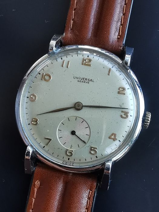 Ceas Universal Geneve Crab Lugs Anii'40 - 34,5 mm
