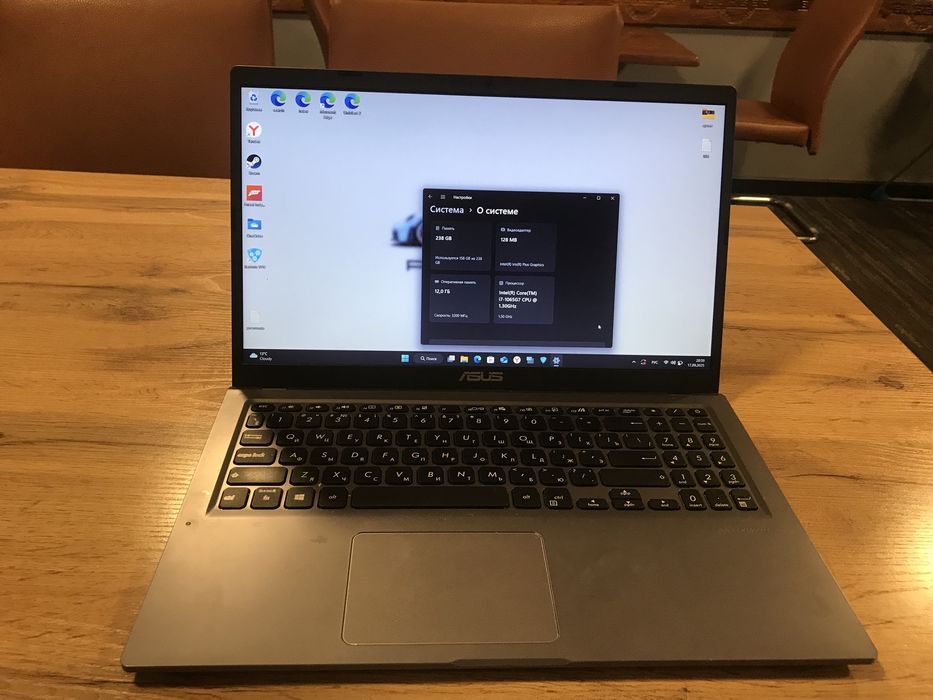 Ноудбук ASUS x515j cpu i7