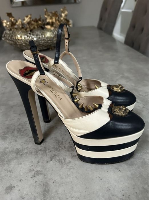 GUCCI high heel platform дамски обувки